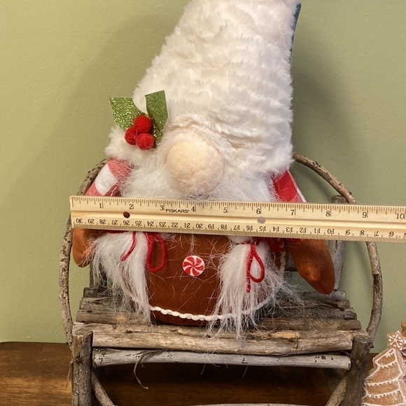 NEW!  PLUSH GINGERBREAD GIRL CHRISTMAS GNOME - Picture 10 of 10